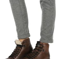 Blackstone Nette Schoenen UG44 OLD YELLOW - LOW BIKERBOOTS - FUR Brown