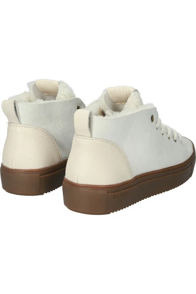 Blackstone Sneakers YUKA - QL48 - MID SNEAKER Beige 2 Blackstone Sneakers YUKA - QL48 - MID SNEAKER Beige - Afbeelding 2