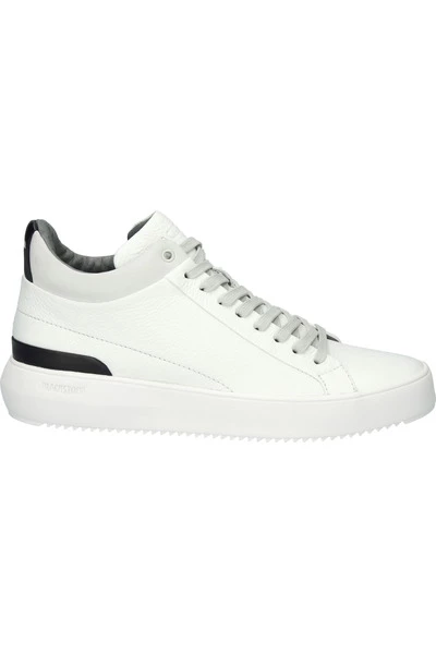 Blackstone Sneakers TREVOR - YG21 WHITE - MID-SNEAKER White 4 Blackstone Sneakers TREVOR - YG21 WHITE - MID-SNEAKER White - Afbeelding 4