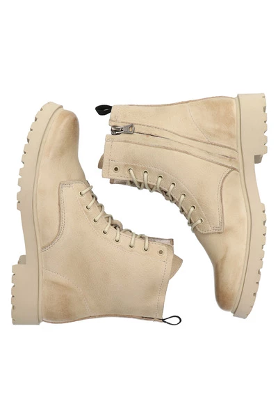 Blackstone Veterschoenen WL02 FIELDS OF RYE - LACE UP BOOTS Beige 4 Blackstone Veterschoenen WL02 FIELDS OF RYE - LACE UP BOOTS Beige - Afbeelding 4