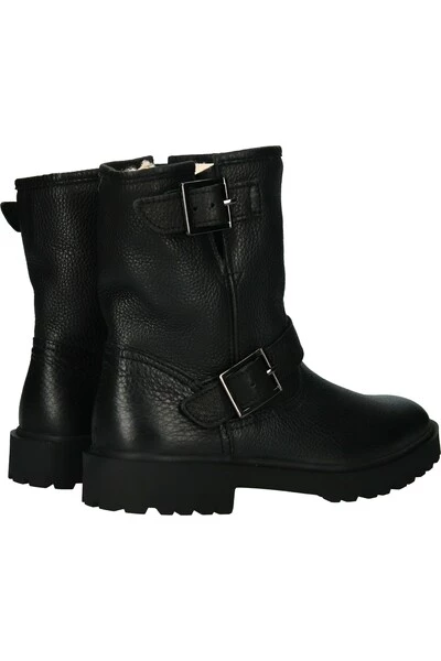 Blackstone Enkellaarsjes WL01 BLACK - WOMENS BOOT - FUR Black 1 Blackstone Enkellaarsjes WL01 BLACK - WOMENS BOOT - FUR Black