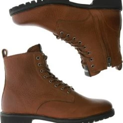 Blackstone Nette Schoenen SG49 OLD YELLOW - LACE UP BOOT - FUR Brown -Blackstone Winkel 970a17251c4137a682afcf101b3992b8
