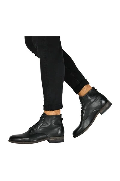 Blackstone Nette Schoenen JM29 BLACK - HIGH LACE UP Black 3 Blackstone Nette Schoenen JM29 BLACK - HIGH LACE UP Black - Afbeelding 3