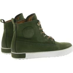 Blackstone Nette Schoenen AM02 BOTTLE GREEN - ORIGINAL 6'' BOOTS Green
