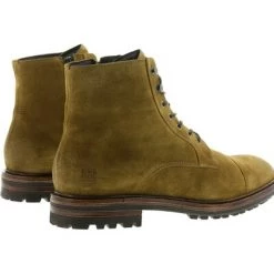 Blackstone Nette Schoenen UG20 DULL GOLD - HIGH TOP SUEDE BOOTS Brown