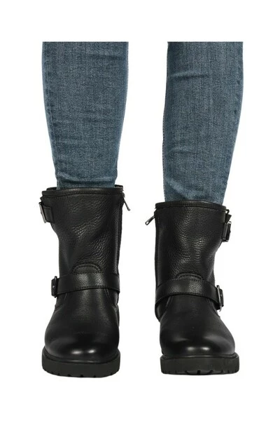 Blackstone Enkellaarsjes WL01 BLACK - WOMENS BOOT - FUR Black 2 Blackstone Enkellaarsjes WL01 BLACK - WOMENS BOOT - FUR Black - Afbeelding 2