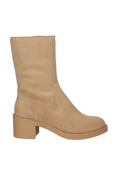 Blackstone Enkellaarsjes Heeled Boots Beige 2 Blackstone Enkellaarsjes Heeled Boots Beige - Afbeelding 2
