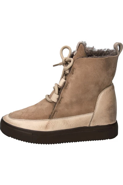 Blackstone Veterschoenen KALLIK - YL56 - HIGH-TOP Beige 1 Blackstone Veterschoenen KALLIK - YL56 - HIGH-TOP Beige
