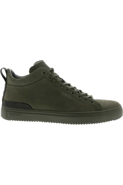 Blackstone SG19 - MID-TOP SNEAKERS Green 4 Blackstone SG19 - MID-TOP SNEAKERS Green - Afbeelding 4