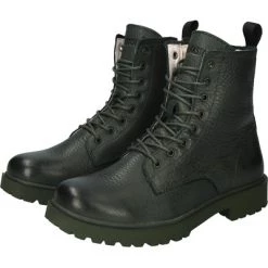 Blackstone Laarzen WL02 - LACE UP BOOT - FUR Green
