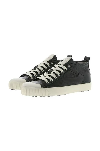 Blackstone Sneakers VL62 BLACK - MID-TOP SNEAKER Black 4 Blackstone Sneakers VL62 BLACK - MID-TOP SNEAKER Black - Afbeelding 4