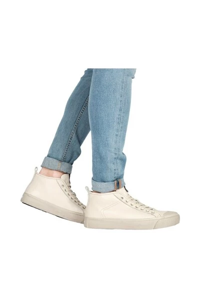 Blackstone Sneakers WG63 OFF WHITE - MID SNEAKER Beige 2 Blackstone Sneakers WG63 OFF WHITE - MID SNEAKER Beige - Afbeelding 2