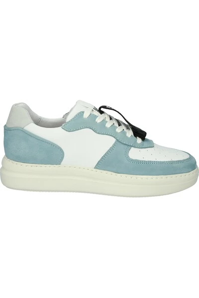 Blackstone Sneakers VL27 WHITE LIGHT BLUE - LOW SNEAKER White 3 Blackstone Sneakers VL27 WHITE LIGHT BLUE - LOW SNEAKER White - Afbeelding 3