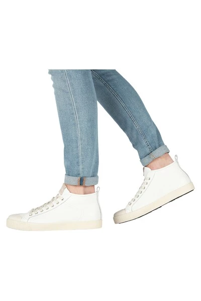 Blackstone Sneakers VG28 WHITE - MID SNEAKER White 3 Blackstone Sneakers VG28 WHITE - MID SNEAKER White - Afbeelding 3