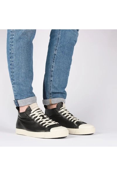 Blackstone Sneakers VG28 BLACK - MID SNEAKER Black 2 Blackstone Sneakers VG28 BLACK - MID SNEAKER Black - Afbeelding 2