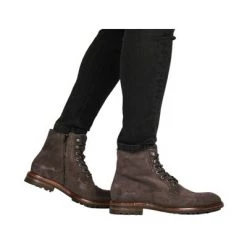 Blackstone Nette Schoenen UG20 OBSIDIAN GREY - HIGH TOP SUEDE BOOTS Gray