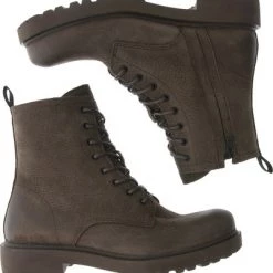 Blackstone Enkellaarsjes WL02 DARK BROWN - LACE UP BOOT - FUR Brown 9 Blackstone Enkellaarsjes WL02 DARK BROWN - LACE UP BOOT - FUR Brown -Blackstone Winkel b387d09006e2c6fd40108027af276aae