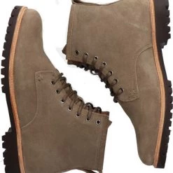 Blackstone Nette Schoenen UG10 CARIBOU - HIGH TOP DESERT BOOTS Gray