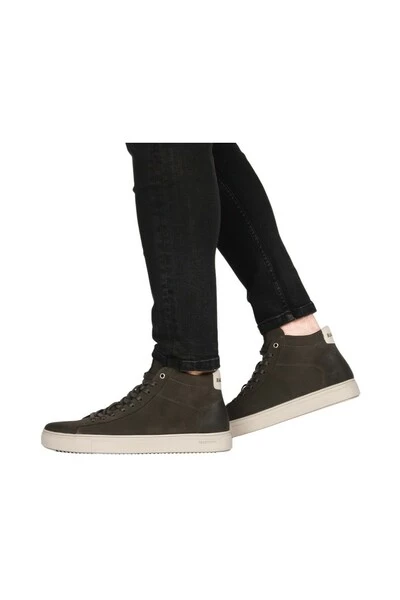 Blackstone Sneakers VG07 DARK OLIVE - MID-TOP SNEAKER Green 1 Blackstone Sneakers VG07 DARK OLIVE - MID-TOP SNEAKER Green