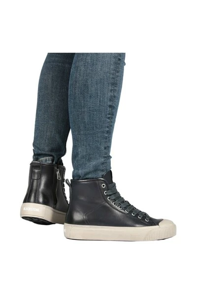 Blackstone Sneakers WL23 TOTAL ECLIPSE - HIGH SNEAKER Blue 2 Blackstone Sneakers WL23 TOTAL ECLIPSE - HIGH SNEAKER Blue - Afbeelding 2