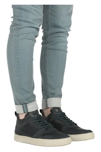 Blackstone Sneakers XG73 NAVY - MID SNEAKER Blue 4 Blackstone Sneakers XG73 NAVY - MID SNEAKER Blue - Afbeelding 4