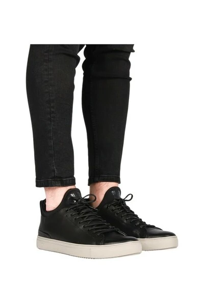 Blackstone Sneakers SG08 BLACK - MEN'S MID SNEAKER Black 3 Blackstone Sneakers SG08 BLACK - MEN'S MID SNEAKER Black - Afbeelding 3