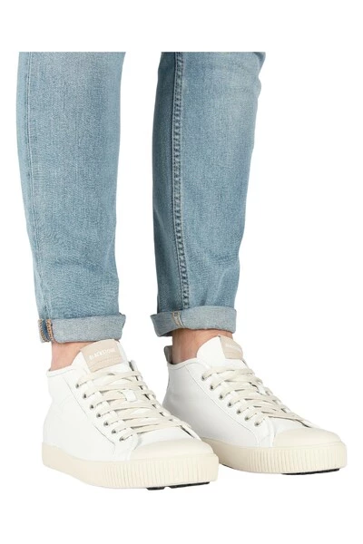 Blackstone Sneakers VG28 WHITE - MID SNEAKER White 4 Blackstone Sneakers VG28 WHITE - MID SNEAKER White - Afbeelding 4