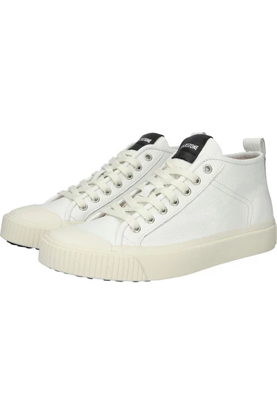 Blackstone Sneakers XW60 WHITE - MID SNEAKER White 4 Blackstone Sneakers XW60 WHITE - MID SNEAKER White - Afbeelding 4