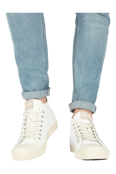Blackstone Sneakers VG28 WHITE - MID SNEAKER White 1 Blackstone Sneakers VG28 WHITE - MID SNEAKER White