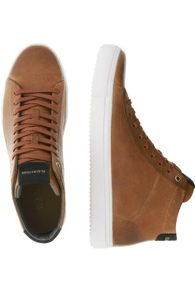 Blackstone Sneakers VG06 CUOIO - MID-TOP SNEAKER Brown 1 Blackstone Sneakers VG06 CUOIO - MID-TOP SNEAKER Brown
