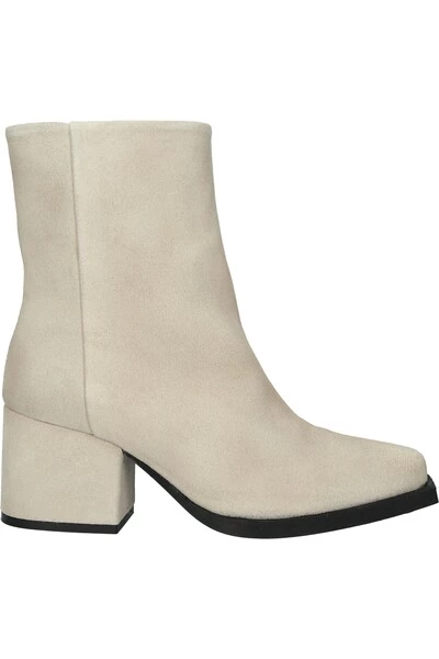 Blackstone Enkellaarsjes XL35 OFF WHITE - ZIPPER BOOT Beige 5 Blackstone Enkellaarsjes XL35 OFF WHITE - ZIPPER BOOT Beige - Afbeelding 5