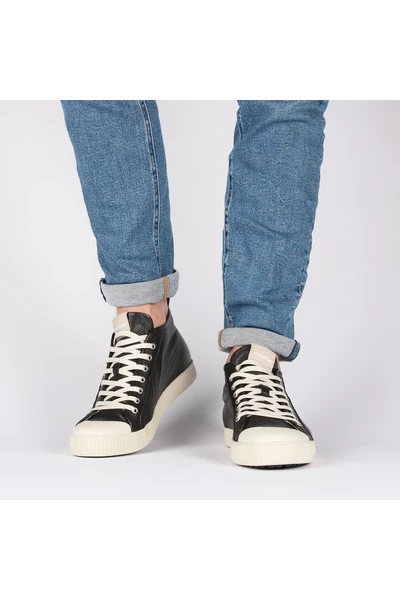 Blackstone Sneakers VG28 BLACK - MID SNEAKER Black 4 Blackstone Sneakers VG28 BLACK - MID SNEAKER Black - Afbeelding 4