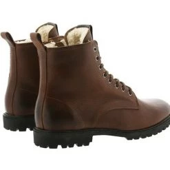 Blackstone Nette Schoenen SG49 OLD YELLOW - LACE UP BOOT - FUR Brown -Blackstone Winkel d175842b7a6ec9734cf466d1852d24c9