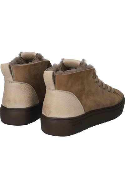 Blackstone Sneakers QL48 FOSSIL - MID SNEAKER - FUR Brown 2 Blackstone Sneakers QL48 FOSSIL - MID SNEAKER - FUR Brown - Afbeelding 2