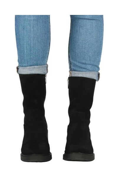 Blackstone Enkellaarsjes WL37 BLACK - SUEDE WOMENS BOOT Black 6 Blackstone Enkellaarsjes WL37 BLACK - SUEDE WOMENS BOOT Black - Afbeelding 6