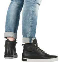 Blackstone Nette Schoenen GM06 DARK INDIGO - ORIGINAL 6'' BOOTS - FUR Gray -Blackstone Winkel de4c3c5edbfb1c15267f5796d1029312