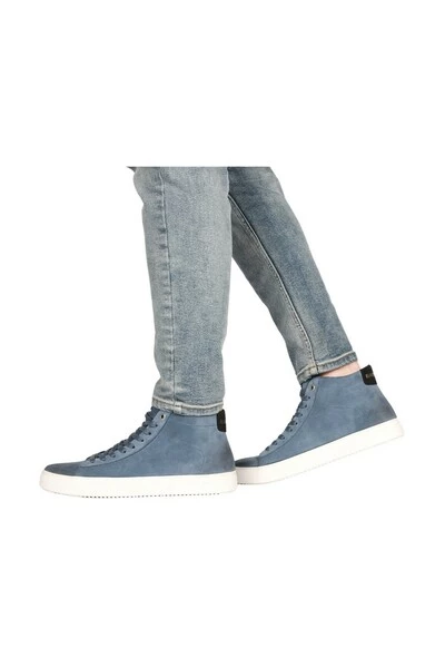 Blackstone Sneakers VG07 JEANS - MID-TOP SNEAKER Blue 4 Blackstone Sneakers VG07 JEANS - MID-TOP SNEAKER Blue - Afbeelding 4