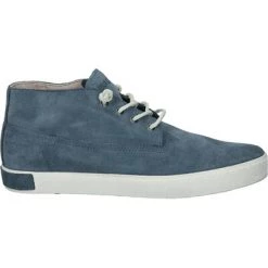Blackstone Sneakers BM25 JEANS - MID SNEAKER Blue -Blackstone Winkel e338f47281bd240f7d8446a398a3b4c2
