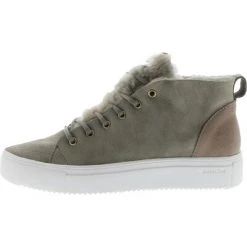 Blackstone Sneakers QL48 - MID SNEAKER - FUR Green
