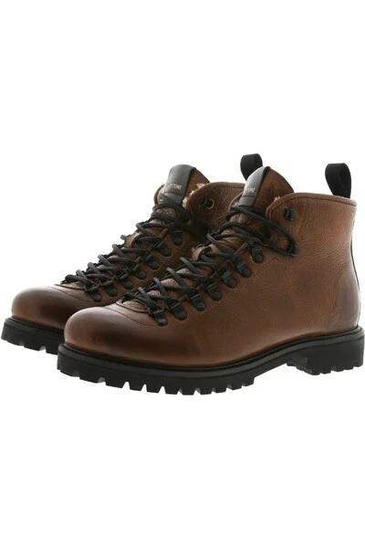 Blackstone Nette Schoenen UG44 OLD YELLOW - LOW BIKERBOOTS - FUR Brown 2 Blackstone Nette Schoenen UG44 OLD YELLOW - LOW BIKERBOOTS - FUR Brown - Afbeelding 2