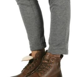 Blackstone Nette Schoenen OM60 ANTIQUE BROWN - MEN'S BOOT - FUR Brown