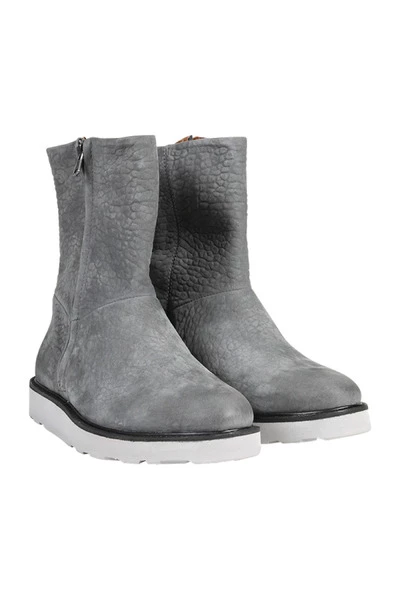 Blackstone Enkellaarsjes Boots Gray 1 Blackstone Enkellaarsjes Boots Gray