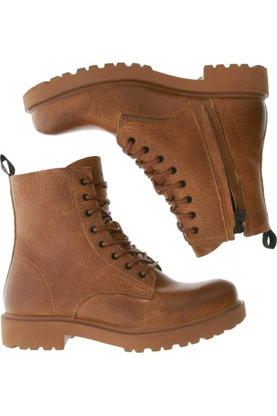 Blackstone Veterschoenen WL02 CUOIO - LACE UP BOOT - FUR Brown 4 Blackstone Veterschoenen WL02 CUOIO - LACE UP BOOT - FUR Brown - Afbeelding 4