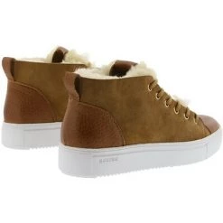 Blackstone Sneakers QL48 RUST - MID SNEAKER - FUR Brown -Blackstone Winkel f71b0d779ea0b3b88955837347c5da87