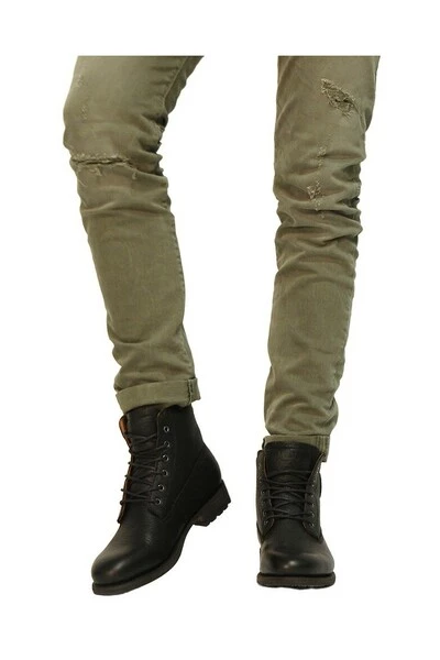 Blackstone Nette Schoenen GM09 BLACK - HIGH LACE UP BOOTS Black 6 Blackstone Nette Schoenen GM09 BLACK - HIGH LACE UP BOOTS Black - Afbeelding 6