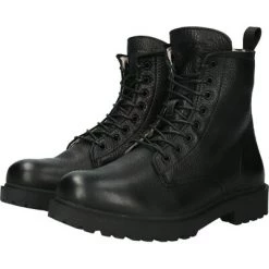 Blackstone Sneakers WL02 BLACK - LACE UP BOOT - FUR Black -Blackstone Winkel fb5ecb871dbd47dbb55200c05a3d03a2