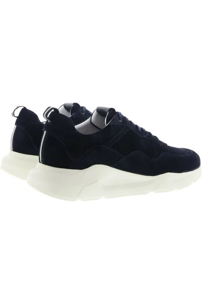 Blackstone Sneakers TG43 TOTAL ECLIPSE - LOW CHUNKY SNEAKER Blue 2 Blackstone Sneakers TG43 TOTAL ECLIPSE - LOW CHUNKY SNEAKER Blue - Afbeelding 2