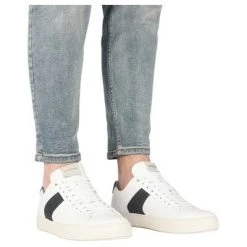 Blackstone Sneakers VG09 WHITE NAVY - LOW Sneaker White