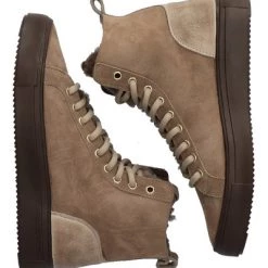 Blackstone AKNA - YL55 FOSSIL - HIGH SNEAKERS Brown -Blackstone Winkel fd8bb24afa311324fb78835cb9b76763